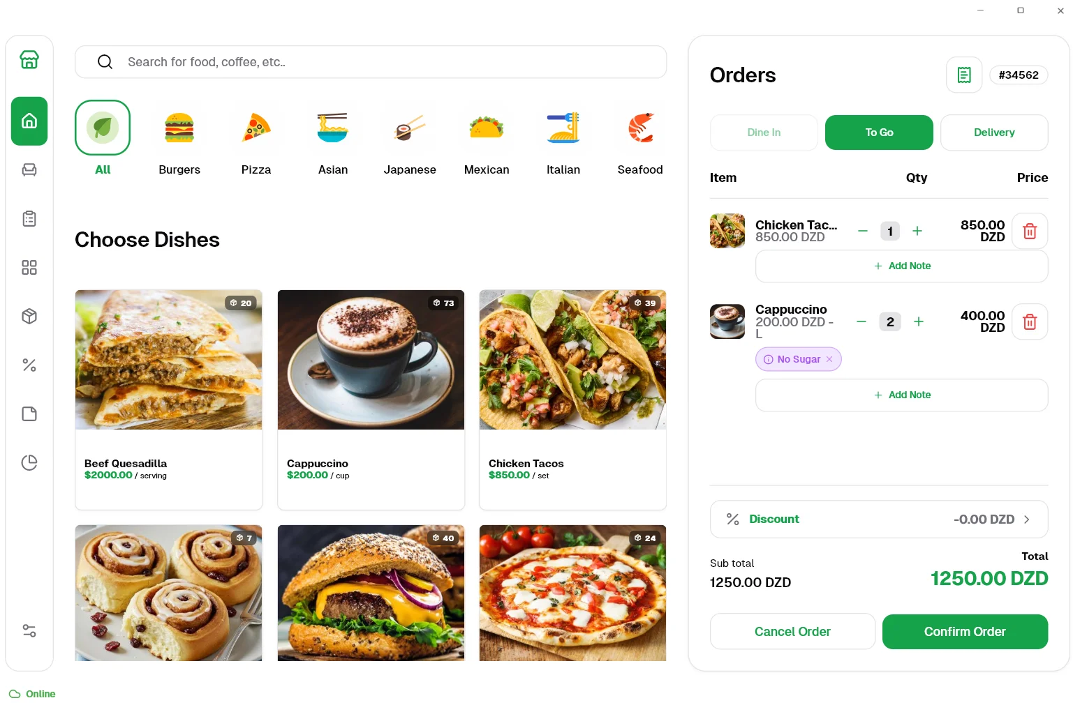 SmartPos Dashboard