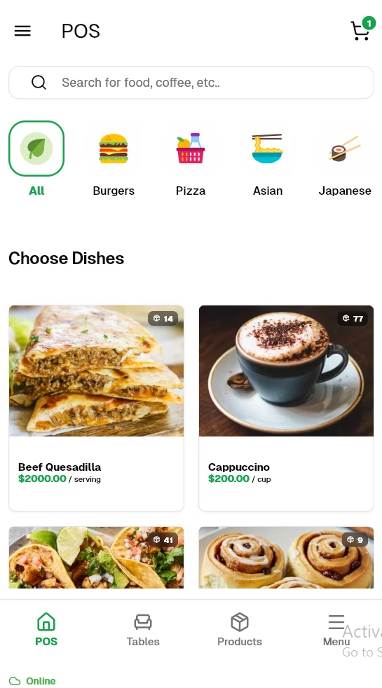 SmartPos Dashboard